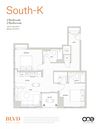 South K Floor Plan South K Floor Plan at BLVD Beltline, Alberta, T2G 2K4